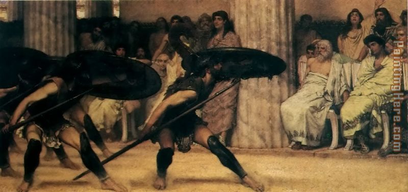 A Pyrrhic Dance painting - Sir Lawrence Alma-Tadema A Pyrrhic Dance art painting